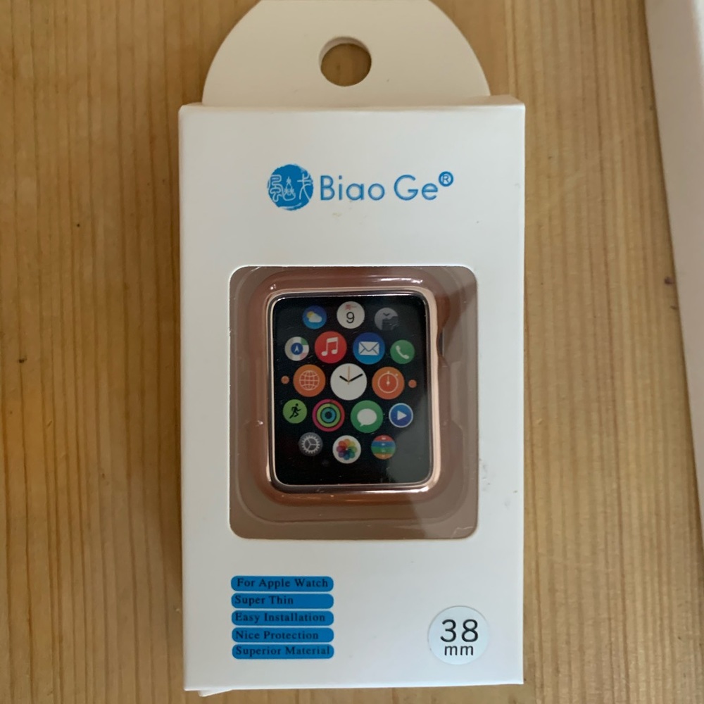 Rose Gold Apple Watch cover face